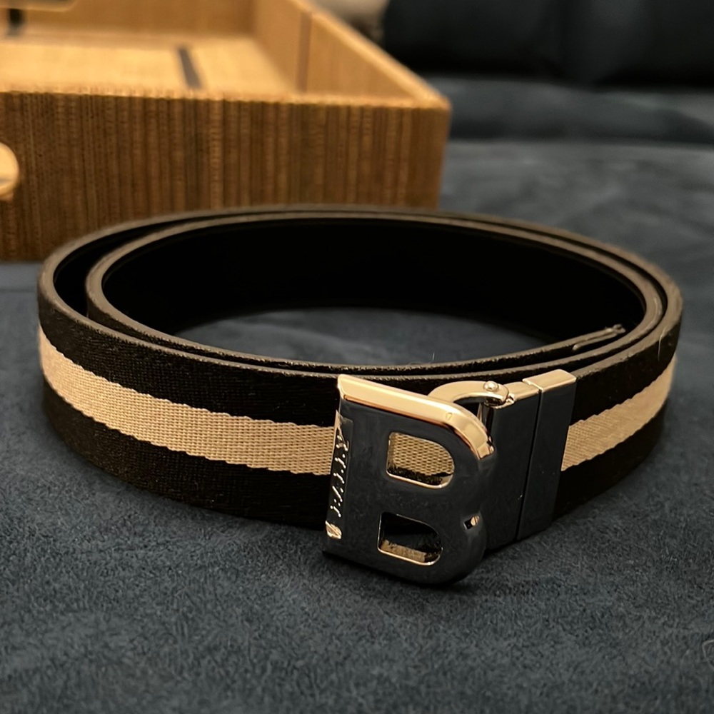 Bally Reversible Logo-Buckle Belt
